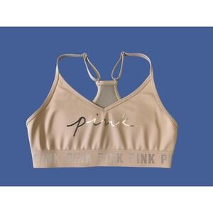 PINK Active Victoria's Secret Cream Sports Bra